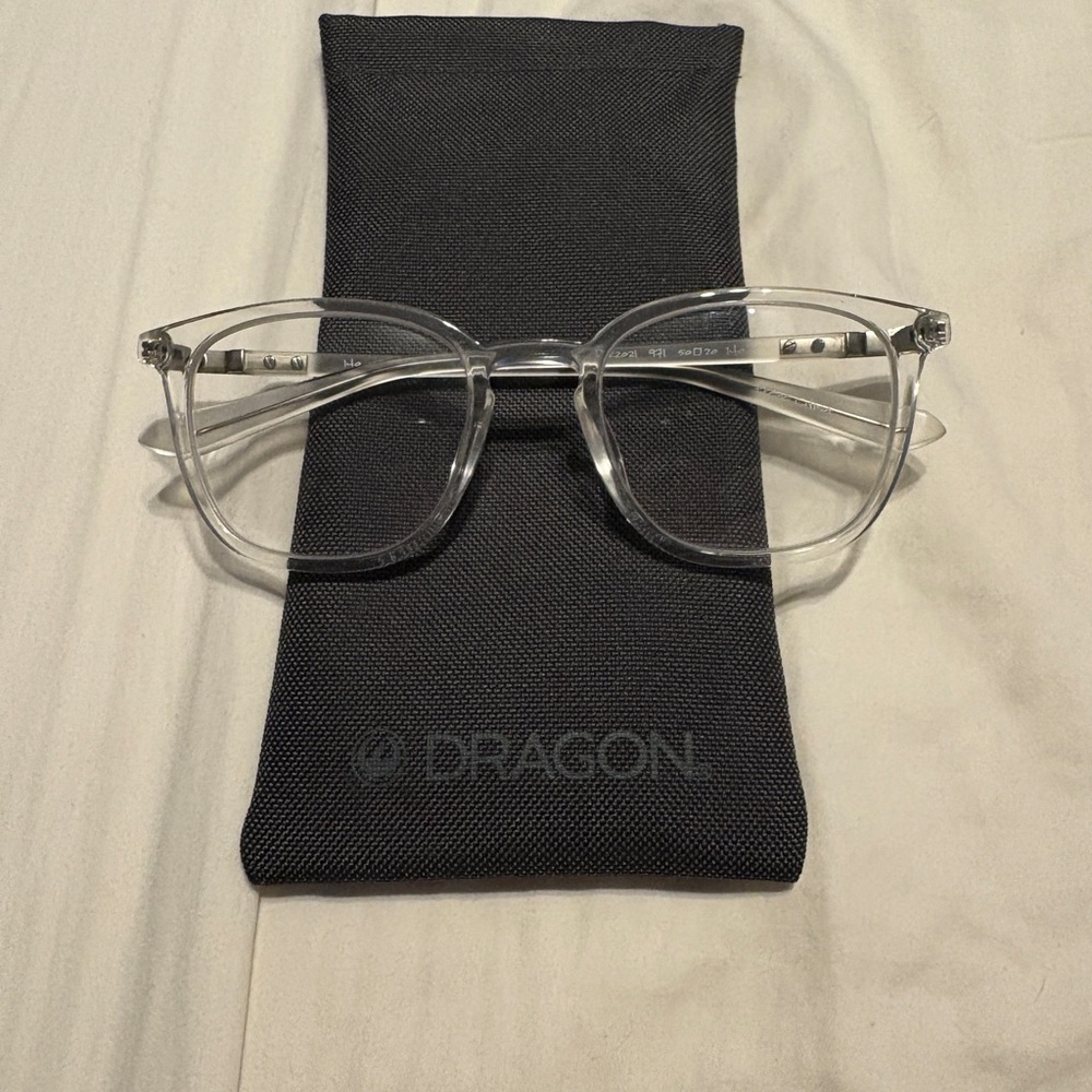 Dragon Clear Eyeglasses with Case